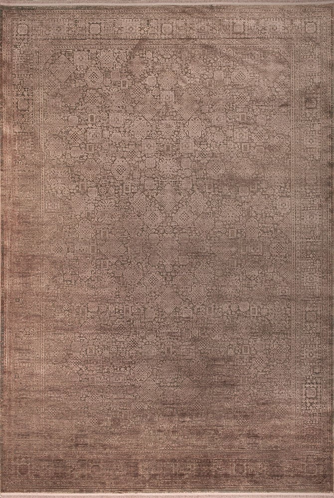 Artemis Halı Hermes Color B104KA Kahve – Eskitme Klasik Desenli Halı