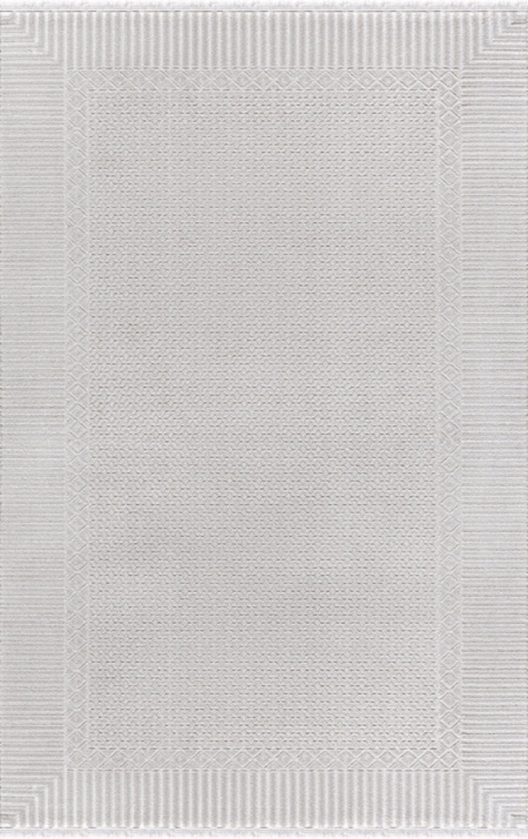 Merinos Halı Diyez 39139 095 Gri – Bordürlü Sade Halı
