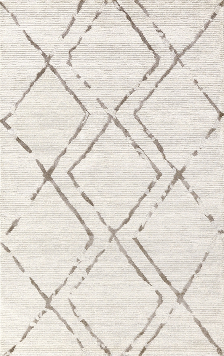 Merinos Halı Country 36213 070 Krem Kahve – Baklava Desenli Halı