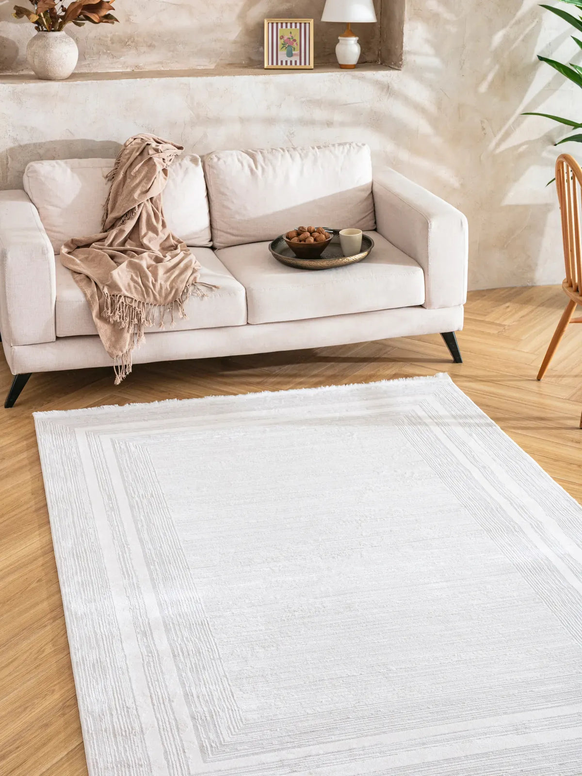 Tuğra Halı Sıla SL03 Krem Salon Halısı - Efta Halı