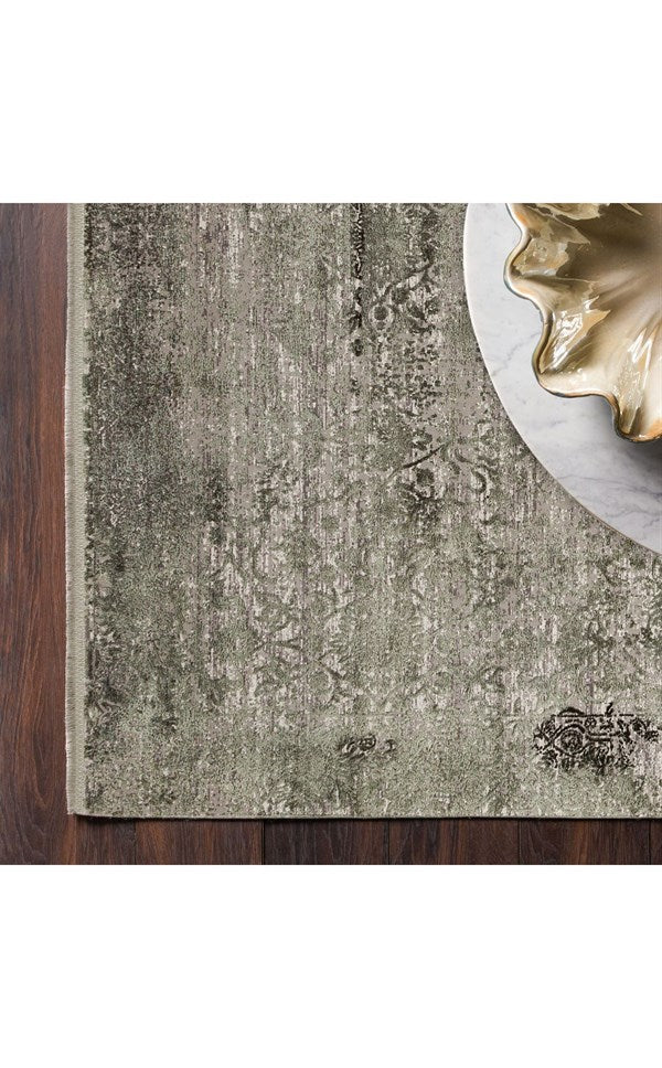 FRESCO DYED FSD 01 Koyu Yeşil halı - 8 mm hav yüksekliği