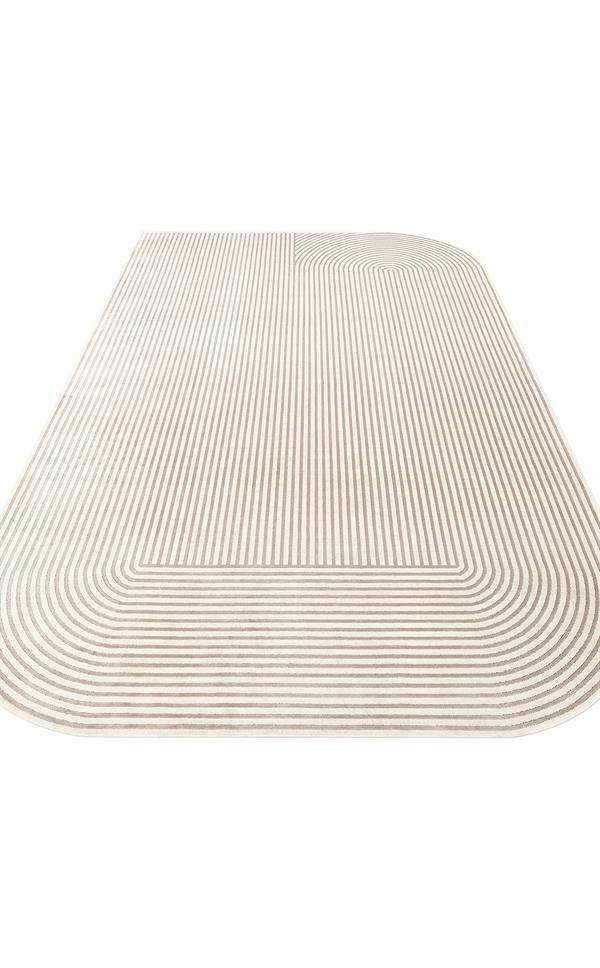 MERANO MRN 03 Krem Gri halı - Viskon ve Polyester malzemeden üretilmiş (görünüm 8)