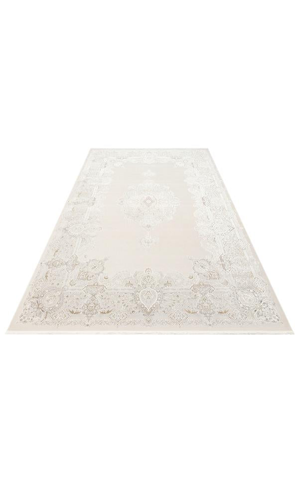 PALMIRA PLM 01 Krem Gri halı - 240x340, 160x230, 200x290, 300x400 ölçü seçenekleri (görünüm 8)