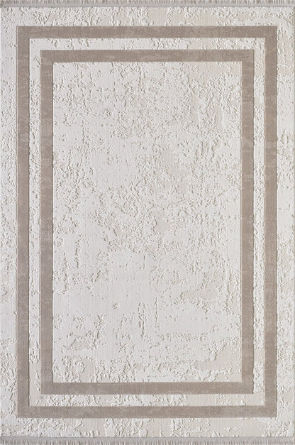 Artemis Halı Murano 01361A Bej Krem – Çift Çerçeveli Modern Halı