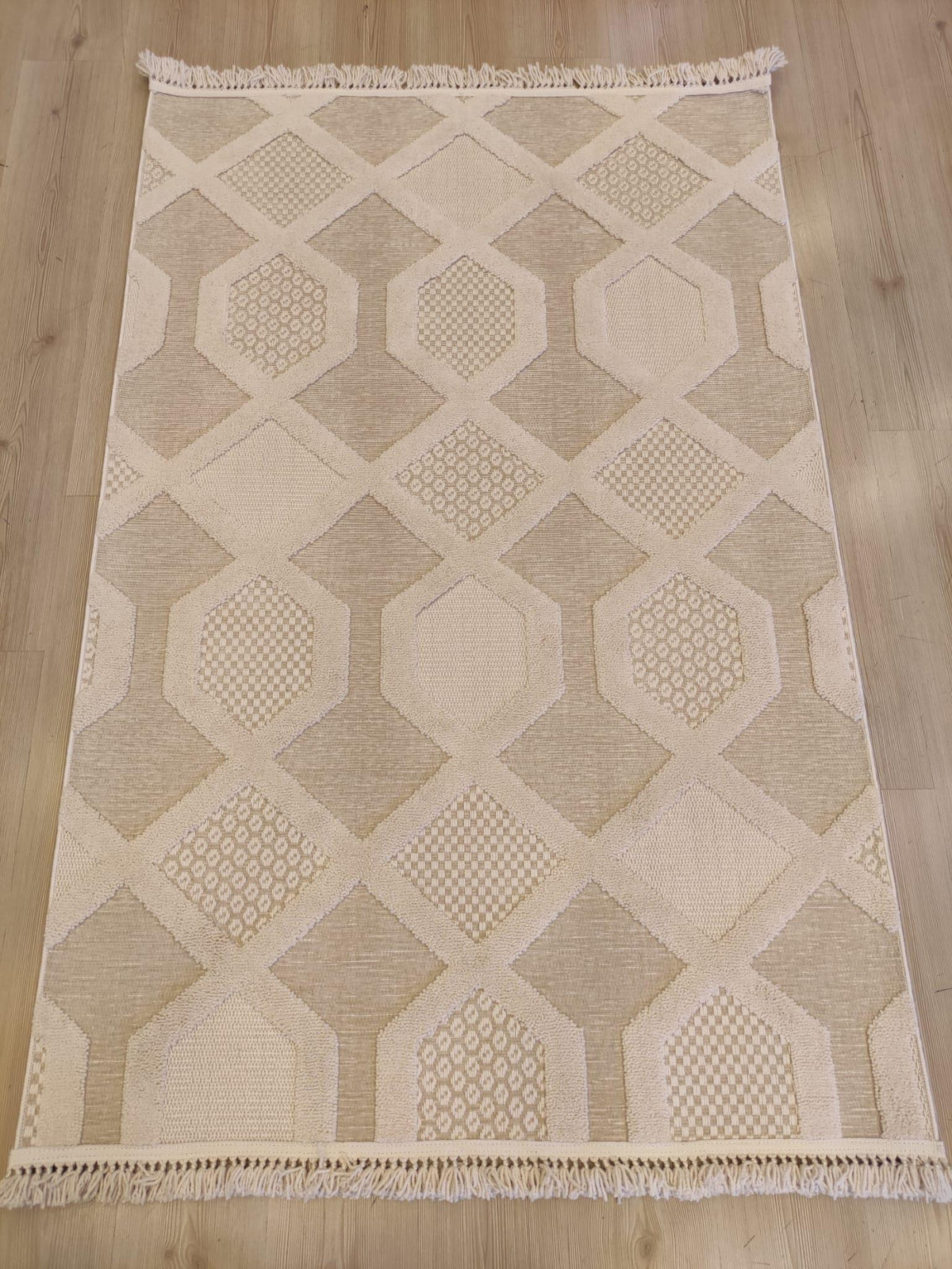 Luxess Halı Tasarım 1040 Bej Dekoratif Halı