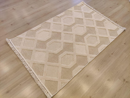 Luxess Halı Tasarım 1040 Bej Dekoratif Halı