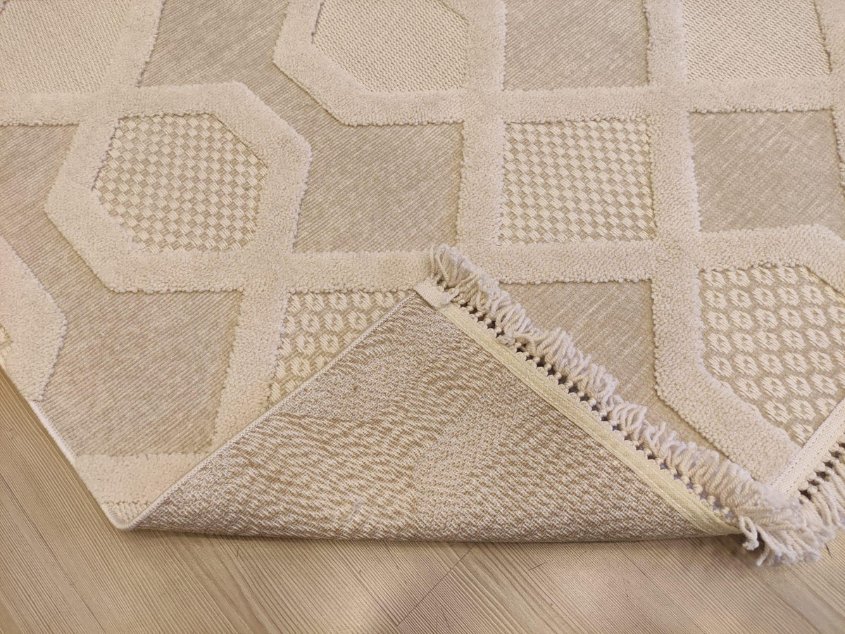 Luxess Halı Tasarım 1040 Bej Dekoratif Halı