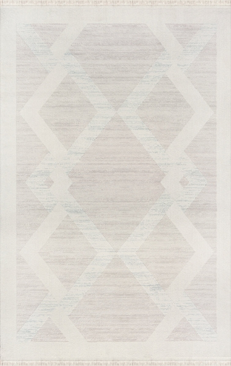Merinos Halı Rodin 60896 095 Krem – Baklava Desenli Halı