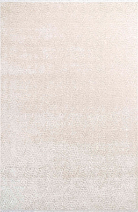 Pierre Cardin PİER ZEN HG06A krem zeminli soft geometrik desenli minimalist modern halı