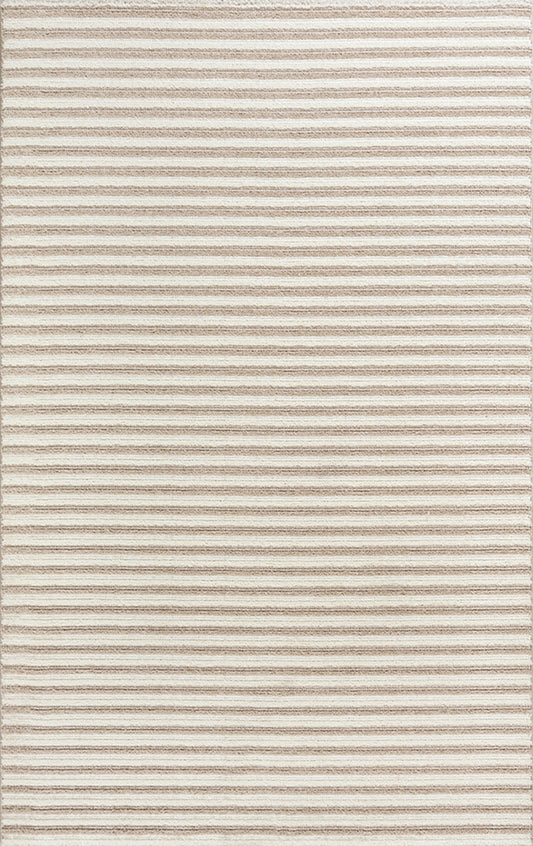 Merinos Halı Octavia 75487 070 Krem Bej – Çizgili Sade Halı