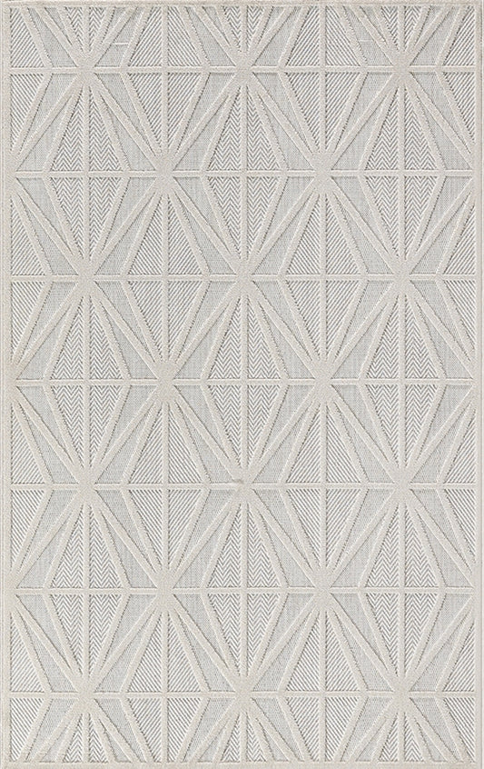Merinos Halı Launge 54096 260 Krem – Yıldız Geometrik Halı