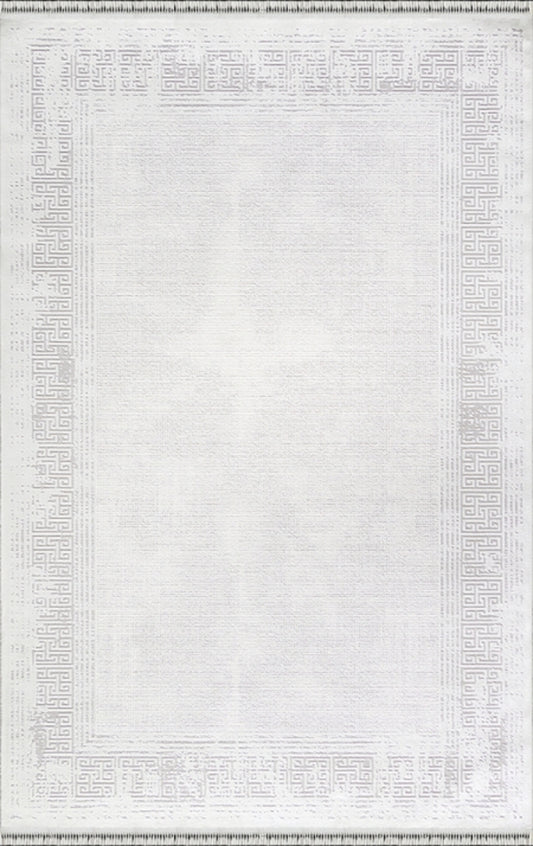 Merinos Halı Rodin 60894 060 Krem – Eskitme Çerçeveli Halı