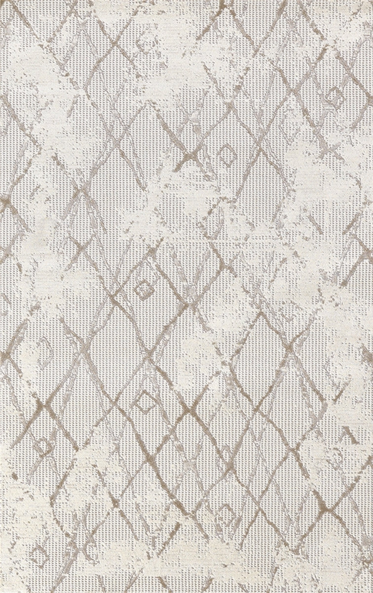 Merinos Halı Country 36189 070 Krem Bej – Baklava Çizgili Halı