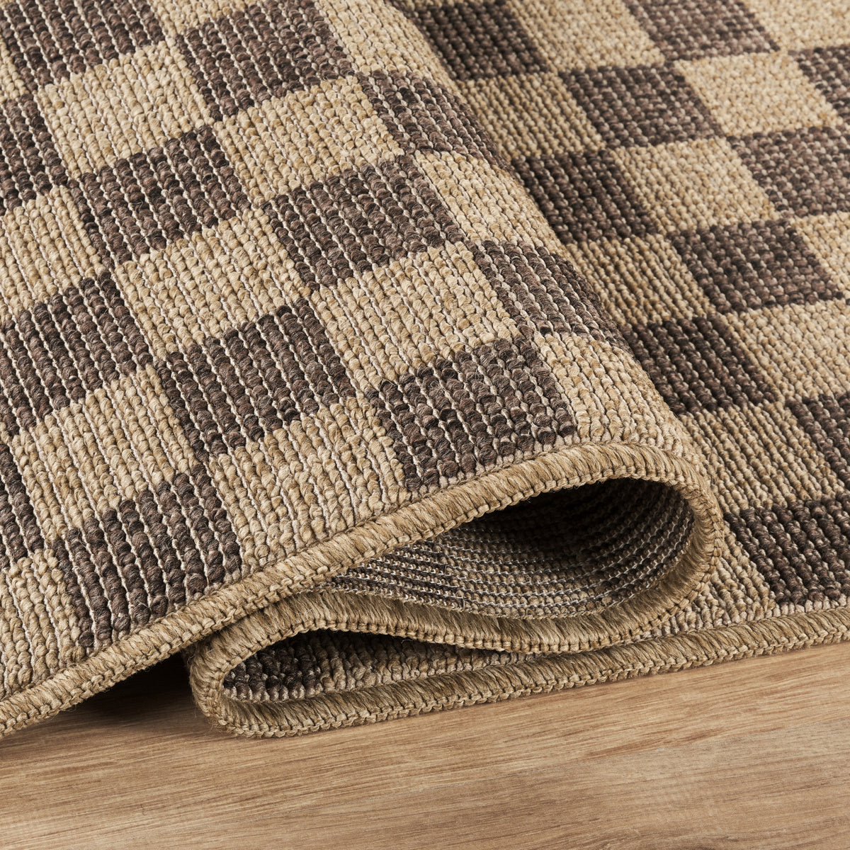 Kaşmir Halı Kilim Jüt Dorne Kahverengi – görsel 3