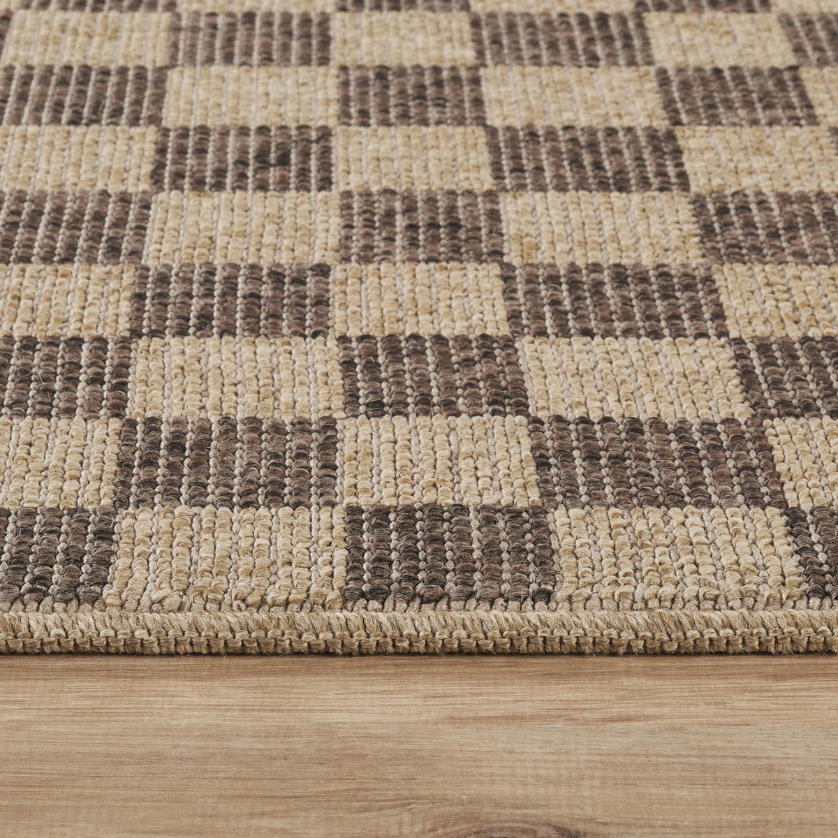 Kaşmir Halı Kilim Jüt Dorne Kahverengi – görsel 4