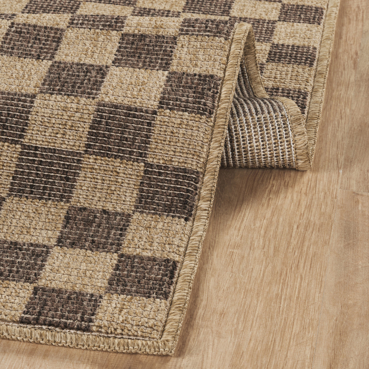 Kaşmir Halı Kilim Jüt Dorne Kahverengi – görsel 5