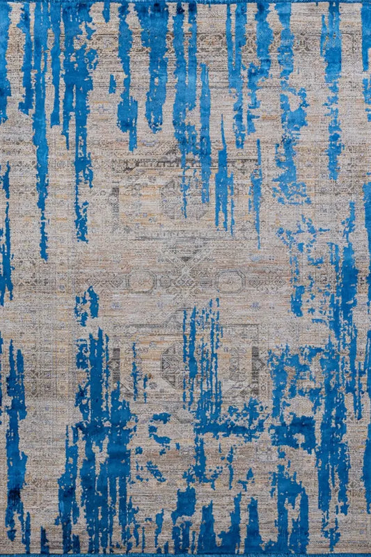 Angora Halı Londra 8503-DARK Mavi