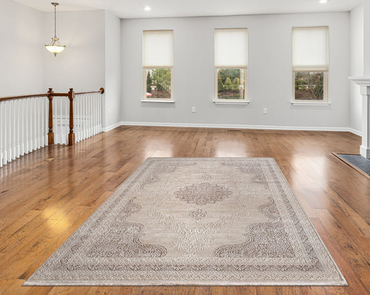 Artemis Halı Lia 01128C halı galerili salonda