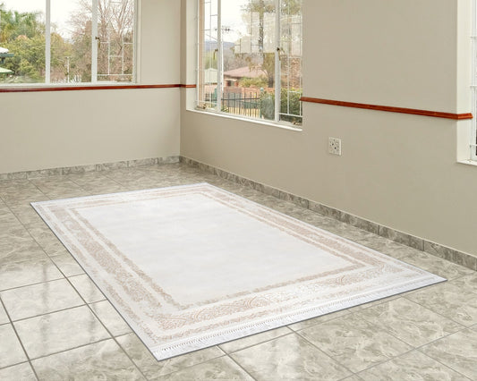 Artemis Halı Vanessa 03083A halı mermer zeminli odada