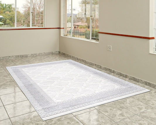Artemis Halı Vanessa 06151A halı mermer zeminli odada