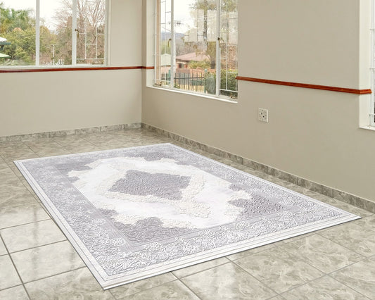 Artemis Halı Vanessa 06152A halı mermer zeminli odada