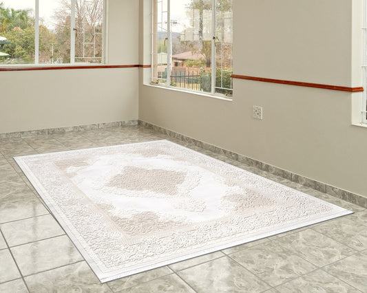 Artemis Halı Vanessa 06152B halı mermer zeminli odada