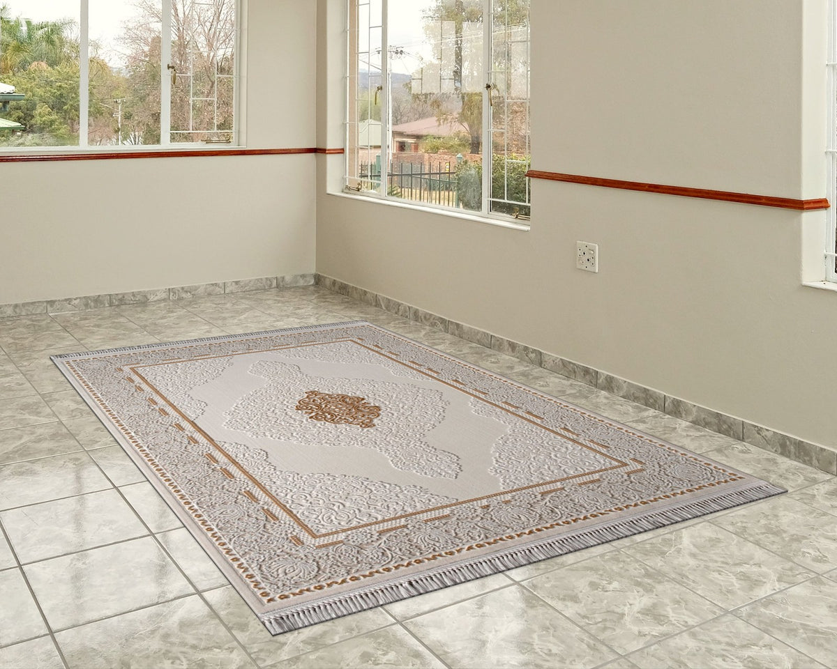 Artemis Halı Vanessa 06152N halı mermer zeminli odada