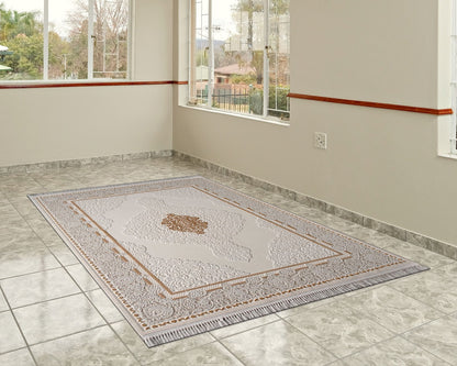 Artemis Halı Vanessa 06152N halı mermer zeminli odada
