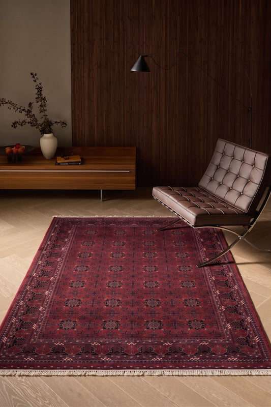 Apex Halı Burj 8731BU Bordo