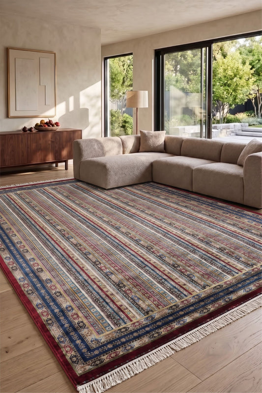 Apex Halı Burj 8741BU Bordo