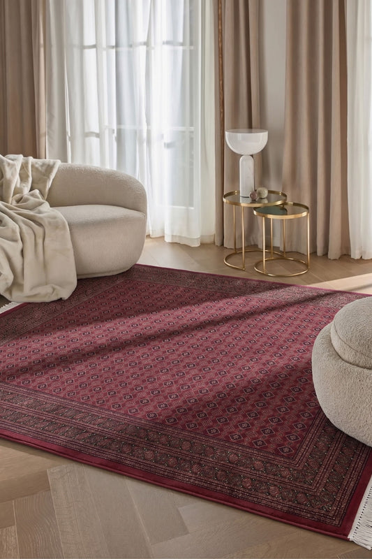 Apex Halı Burj 8751BU Bordo