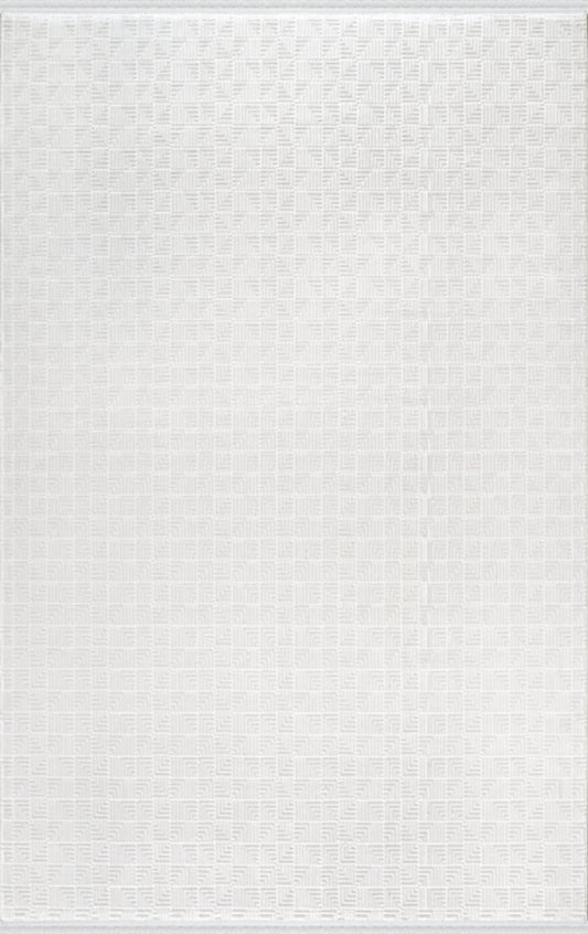 Merinos Halı Premium 69813 060 Krem – Ton Sür Ton Desenli Halı