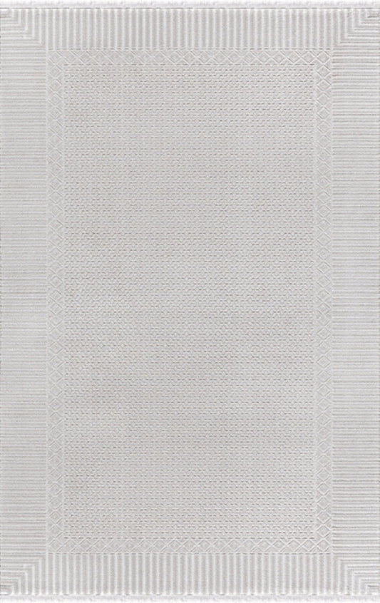 Merinos Halı Diyez 39139 095 Gri – Bordürlü Sade Halı