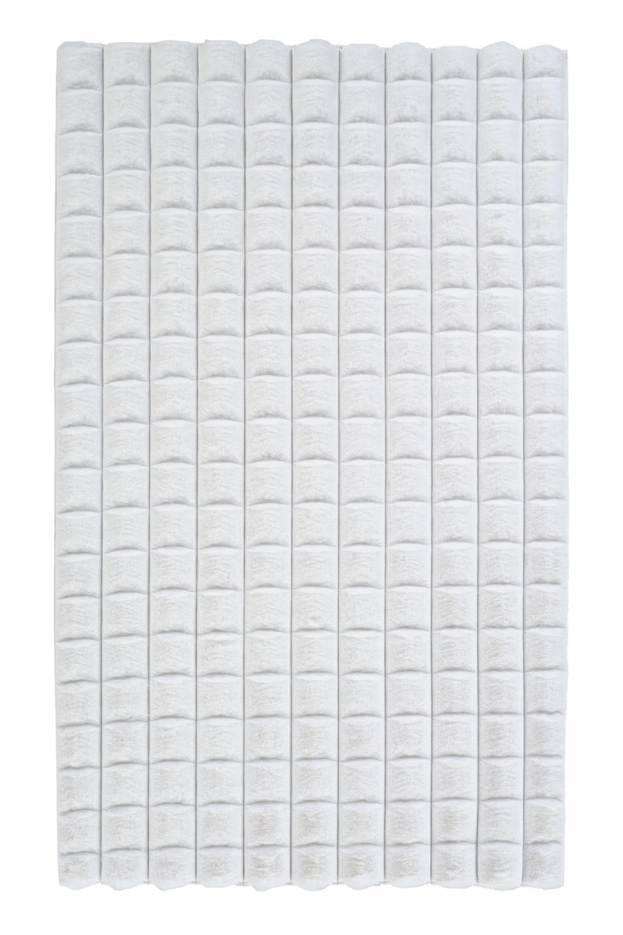 Apex Halı Diamante 7001 Beyaz – görsel 2
