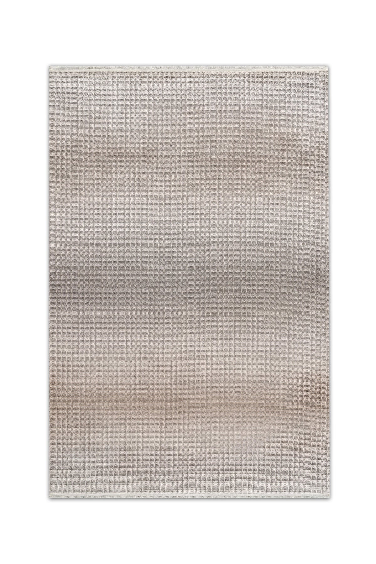 Atlas Halı Dore DU01B bej ve vizon zeminli degrade ombre ince dokuma desenli modern halı
