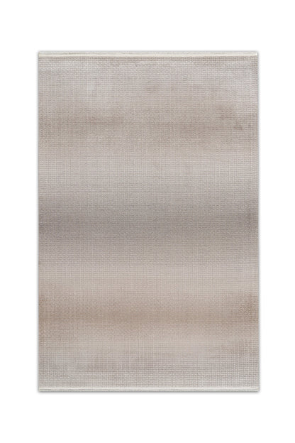 Atlas Halı Dore DU01B bej ve vizon zeminli degrade ombre ince dokuma desenli modern halı