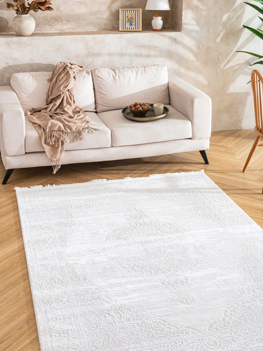 Tuğra Halı Sıla SL02 Krem Salon Halısı - Efta Halı