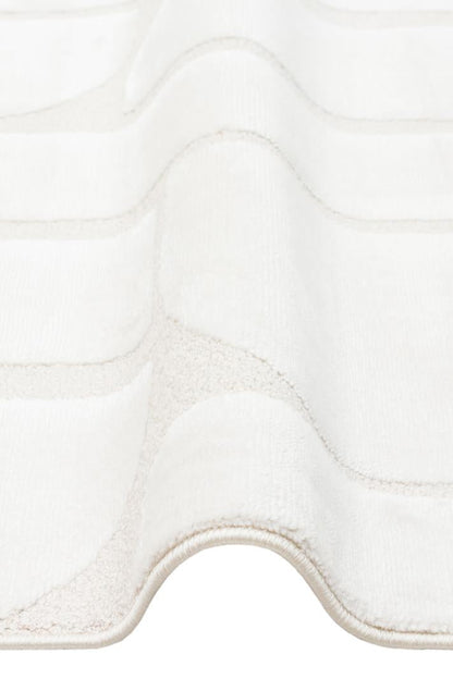 ADEL ADL 04 Krem halı - Polyester ve Polipropilen malzemeden üretilmiş