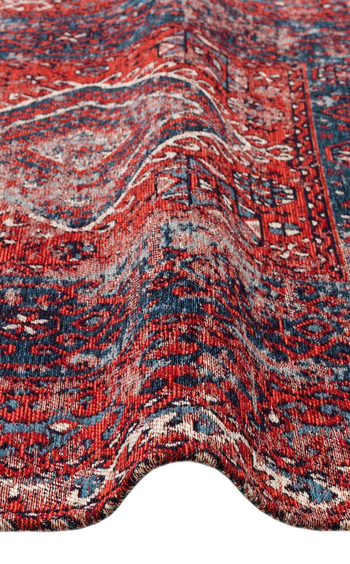 ANADOLU KILIM AND 02 Çok Renkli halı - Akrilik Şönil ve Polyester malzemeden üretilmiş