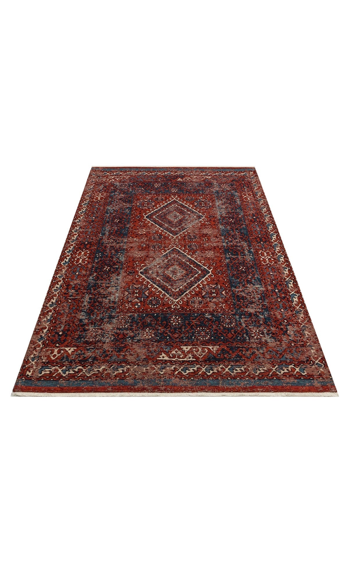 ANADOLU KILIM AND 02 Çok Renkli halı - Akrilik Şönil ve Polyester malzemeden üretilmiş (görünüm 6)