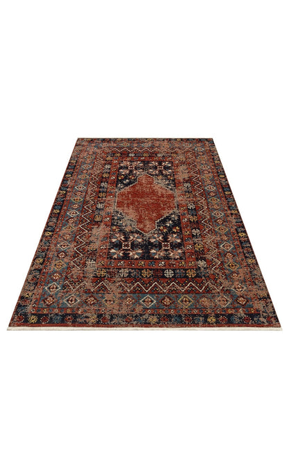ANADOLU KILIM AND 04 Çok Renkli halı - Akrilik Şönil ve Polyester malzemeden üretilmiş (görünüm 6)