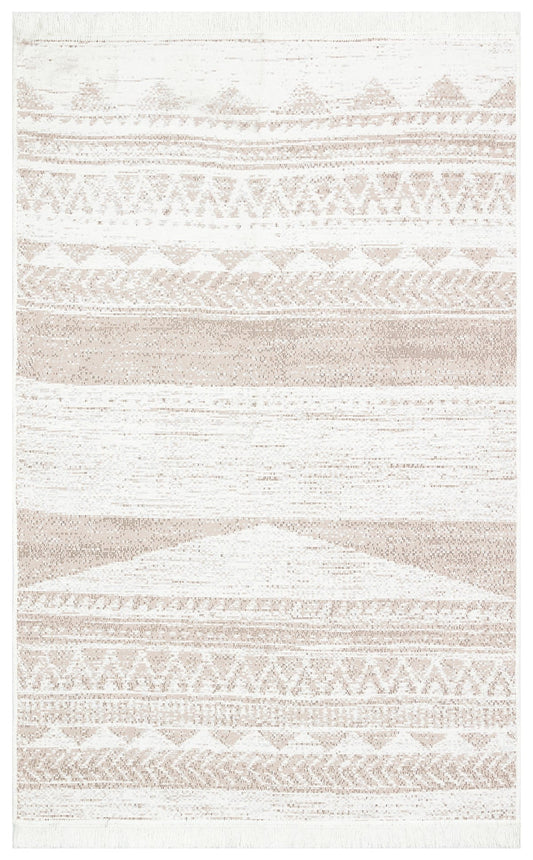 Eko Halı ARYA AR 06 Naturel Yıkanabilir Çift Taraflı Modern Desenli Dokuma Kilim