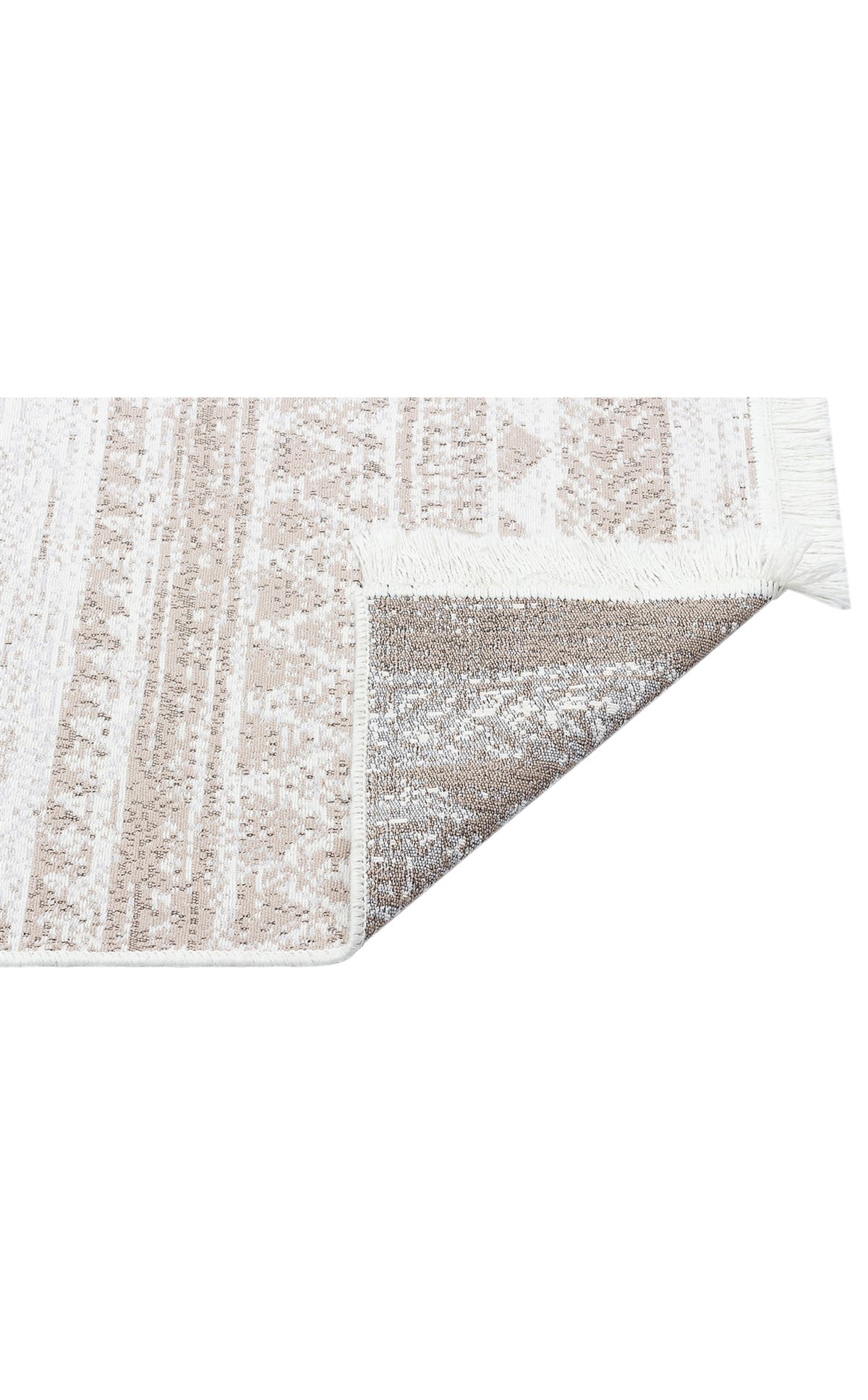 ARYA AR 06 Naturel halı - Saçak kenar bitimli