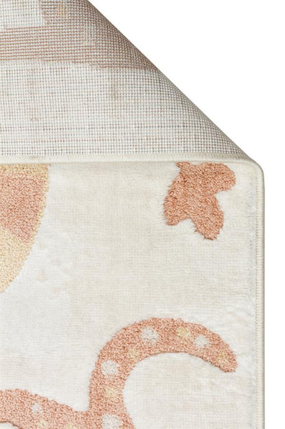 BAMBINO BMB 06 Krem Çok Renkli halı - Polipropilen ve Polyester malzemeden üretilmiş (görünüm 6)