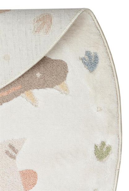 BAMBINO BMB 07 Krem Çok Renkli halı - 10 mm hav yüksekliği
