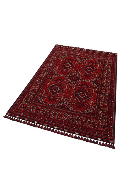 BUHARI BHR 05 Kırmızı halı - 80x300, 120x180, 80x150, 200x300 ölçü seçenekleri
