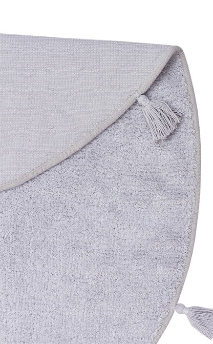 COTTON BOON CBN PLAIN Gri halı - Geri Dönüştürülmüş Pamuk malzemeden üretilmiş (görünüm 6)