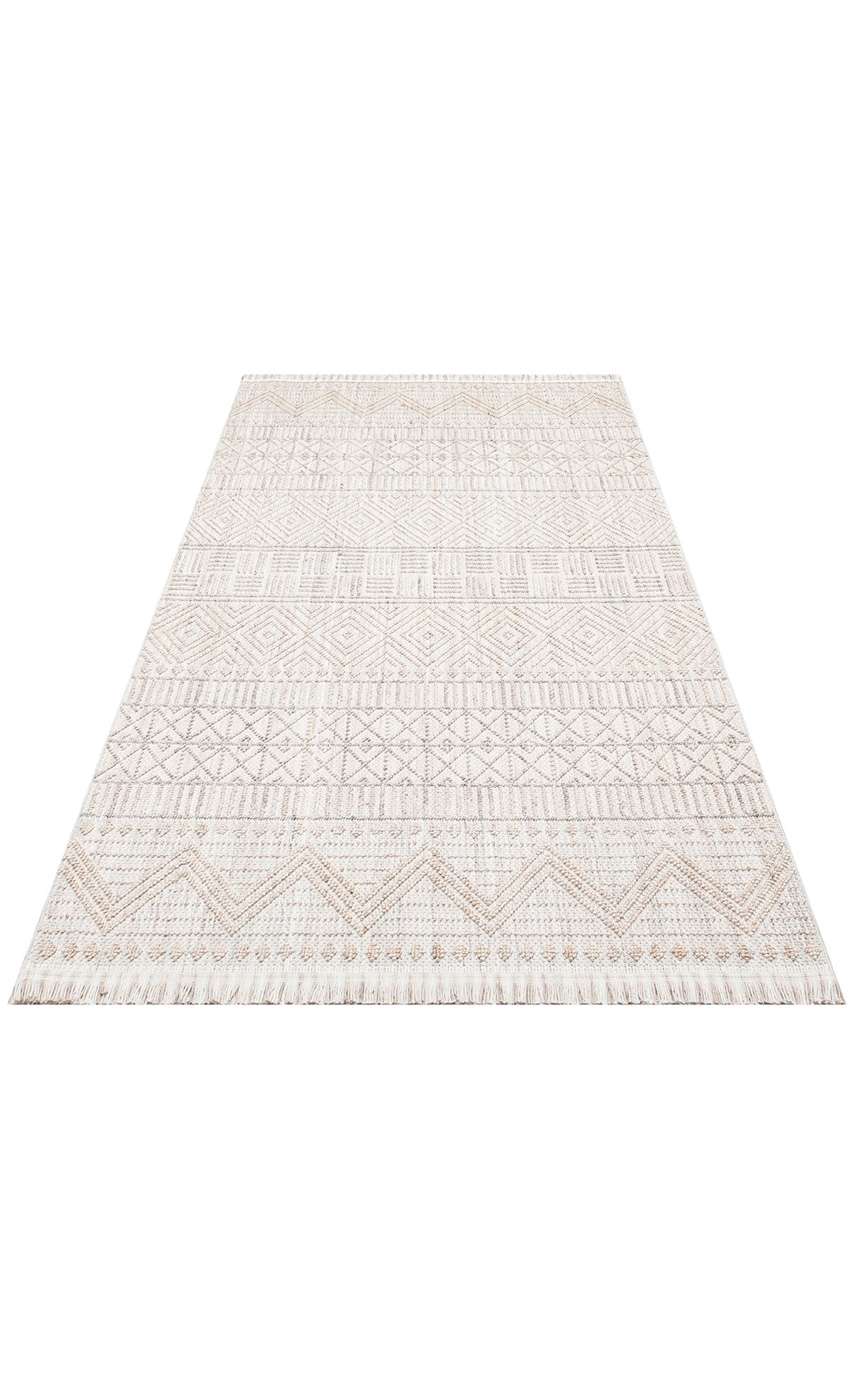 COZY CZY 02 Gri Bej halı - 7 mm hav yüksekliği