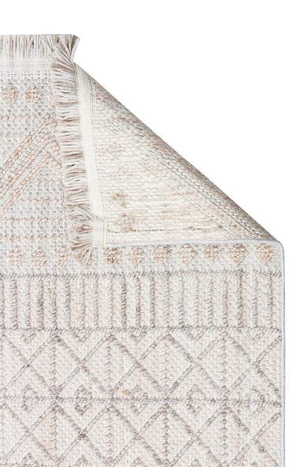COZY CZY 02 Gri Bej halı - Polyester malzemeden üretilmiş (görünüm 6)