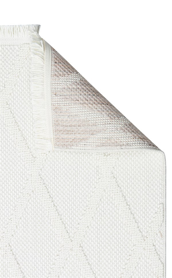 COZY CZY 04 Krem halı - Polyester malzemeden üretilmiş (görünüm 6)